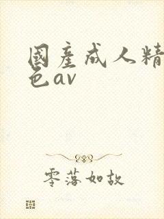 国产成人精品排色av