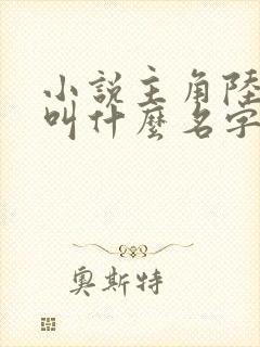 小说主角陆凡的叫什么名字封面