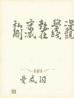 私密教学漫画无删减在线观看