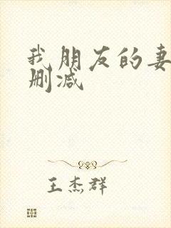 我朋友的妻子无删减封面
