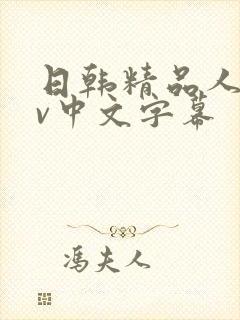 日韩精品人妻av中文字幕