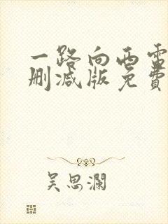 一路向西电影未删减版免费观看