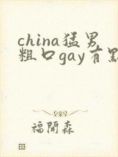china猛男粗口gay有点粗