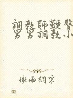 调教师鞭臀虐菊男男调教小说
