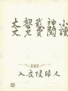 大黎武神小说全文免费阅读封面