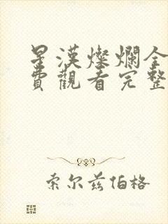 星汉灿烂全集免费观看完整版