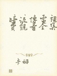 暗流传电视剧免费观看全集高清