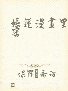 帐篷漫画里的秘密封面