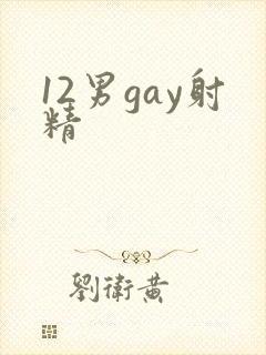 12男gay射精