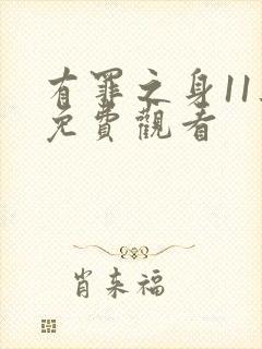 有罪之身11集免费观看