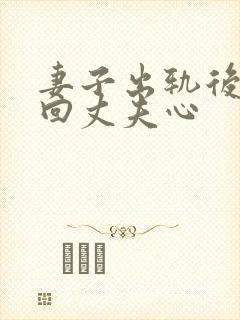 妻子出轨后想挽回丈夫心封面