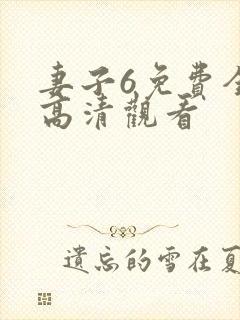 妻子6免费全集高清观看