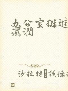 办公室挺进人妻湿润