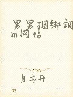 男男捆绑调教sm网站