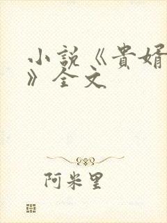 小说《贵婿凶猛》全文