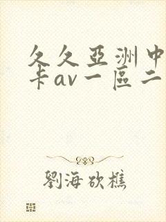 久久亚洲中文不卡av一区二区