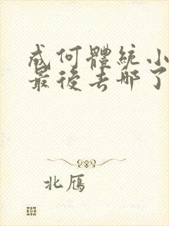 成何体统小太子最后去哪了封面