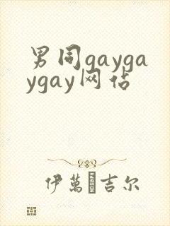 男同gaygaygay网站