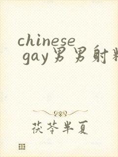 chinese gay男男射精