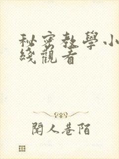 秘密教学小说在线观看