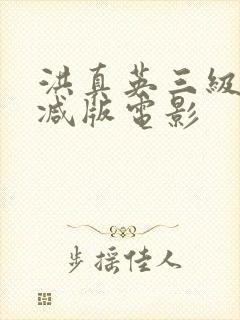 洪真英三级无删减版电影封面