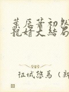 叶辰萧初然上门龙婿大结局