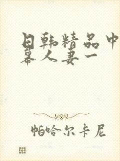 日韩精品中文字幕人妻一