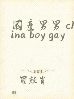 国产男男 china boy gay
