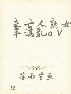 未亡人熟女人妻丰满乱a∨