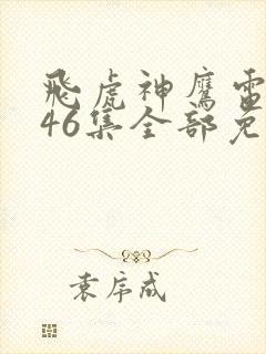 飞虎神鹰电视剧46集全部免费封面