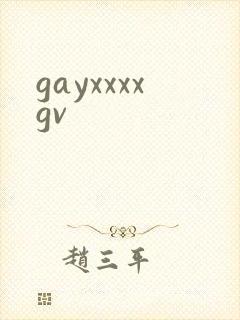 gayxxxxgv封面