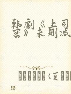 韩剧《上司的秘密》未删减版在线观