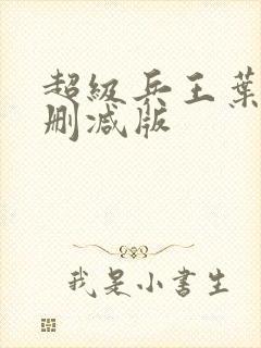 超级兵王叶谦未删减版