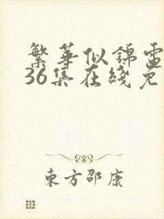 繁华似锦电视剧36集在线免费观看