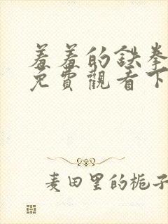 羞羞的铁拳漫画免费观看下拉式漫画版下载
