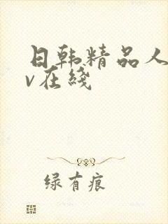 日韩精品人妻av在线
