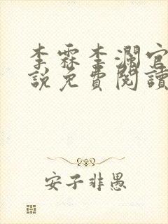 李霖李澜官场小说免费阅读