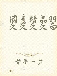 国产精品99久久久久久白浆