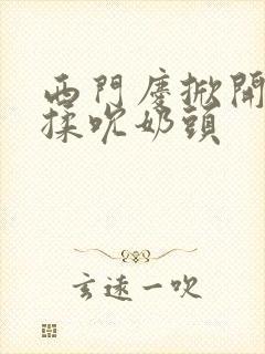 西门庆掀开奶罩揉吮奶头
