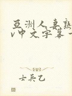 亚洲人妻熟女av中文字幕一区二三区在线