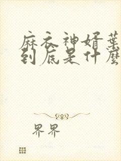麻衣神婿叶红鱼到底是什么人