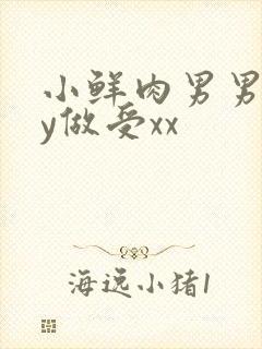 小鲜肉男男gay做受xx