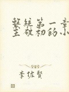 系统第一章给宿主破初的小说