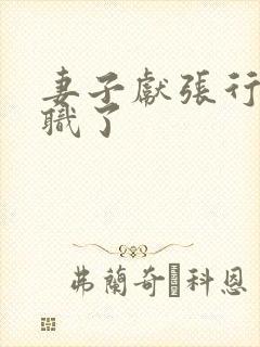妻子献张行长升职了