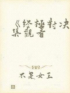 《终极对决》全集观看