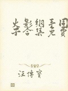 火影纲手同人本子合集免费观看