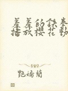 羞羞的铁拳在线播放樱花动漫