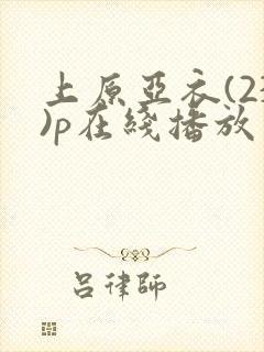 上原亚衣(23)p在线播放封面