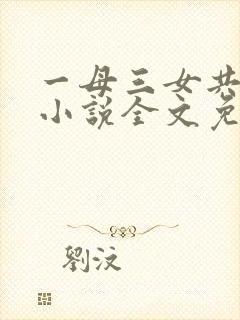 一母三女共一婿小说全文免费阅读