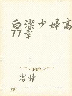 白洁少妇高义第77章